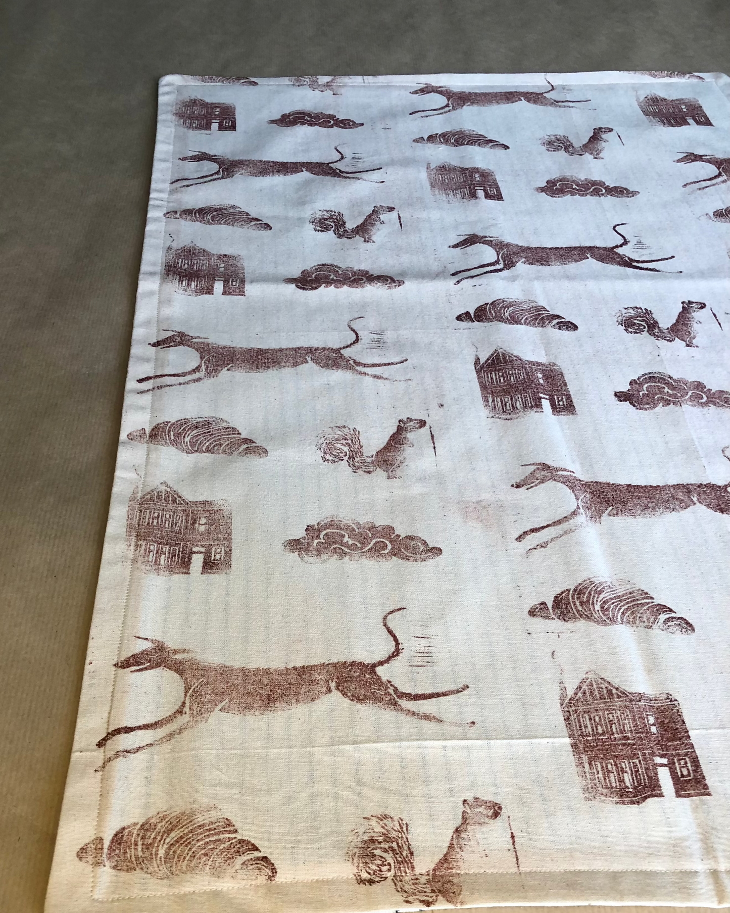 Squirrel Patrol Tea Towel