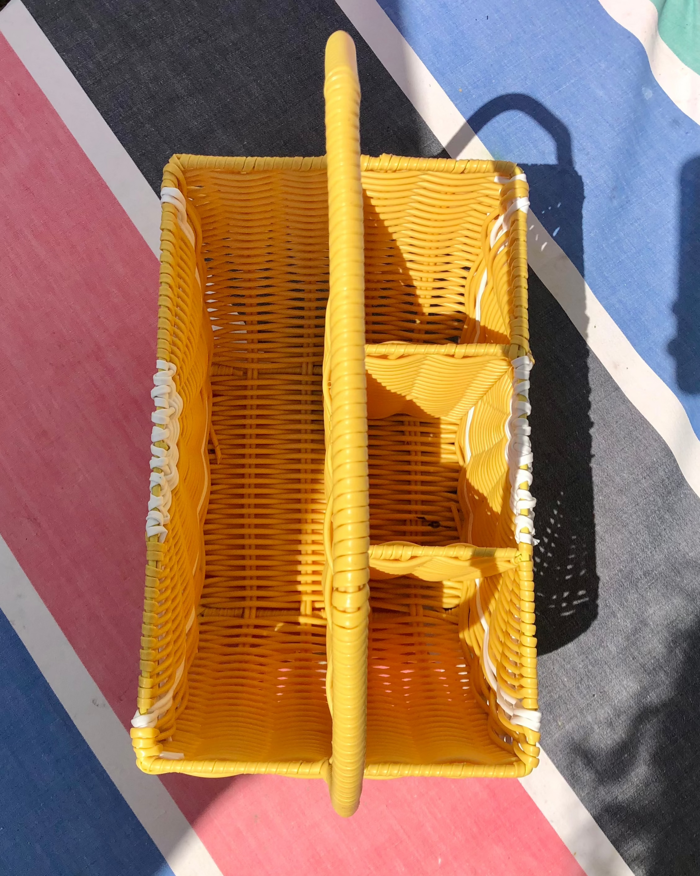 Vintage French picnic basket