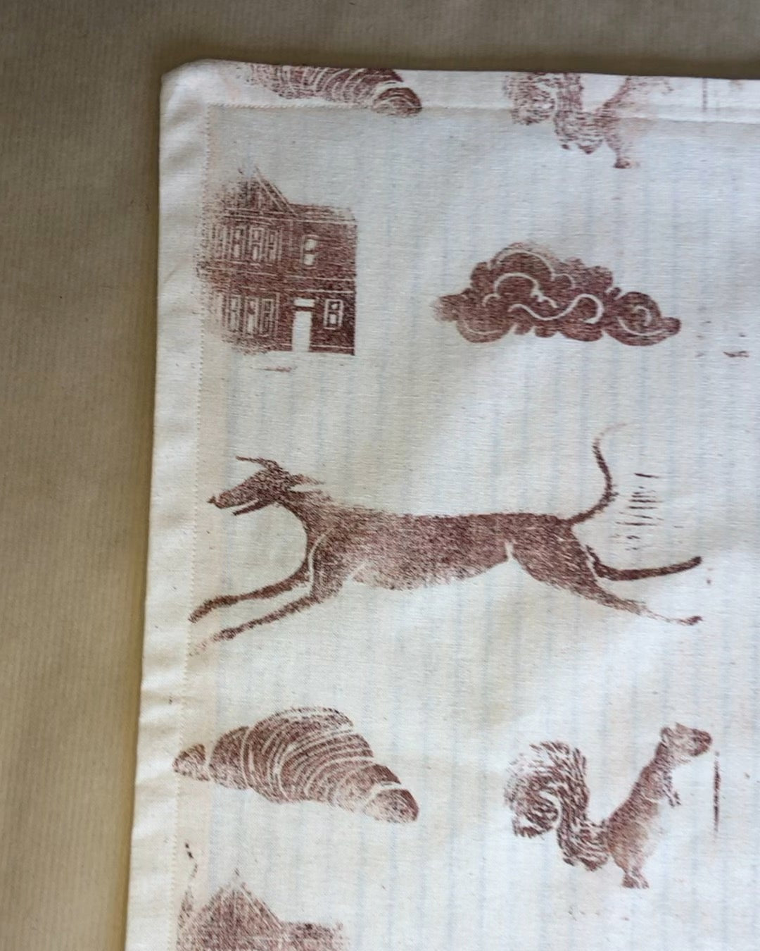 Squirrel Patrol Tea Towel