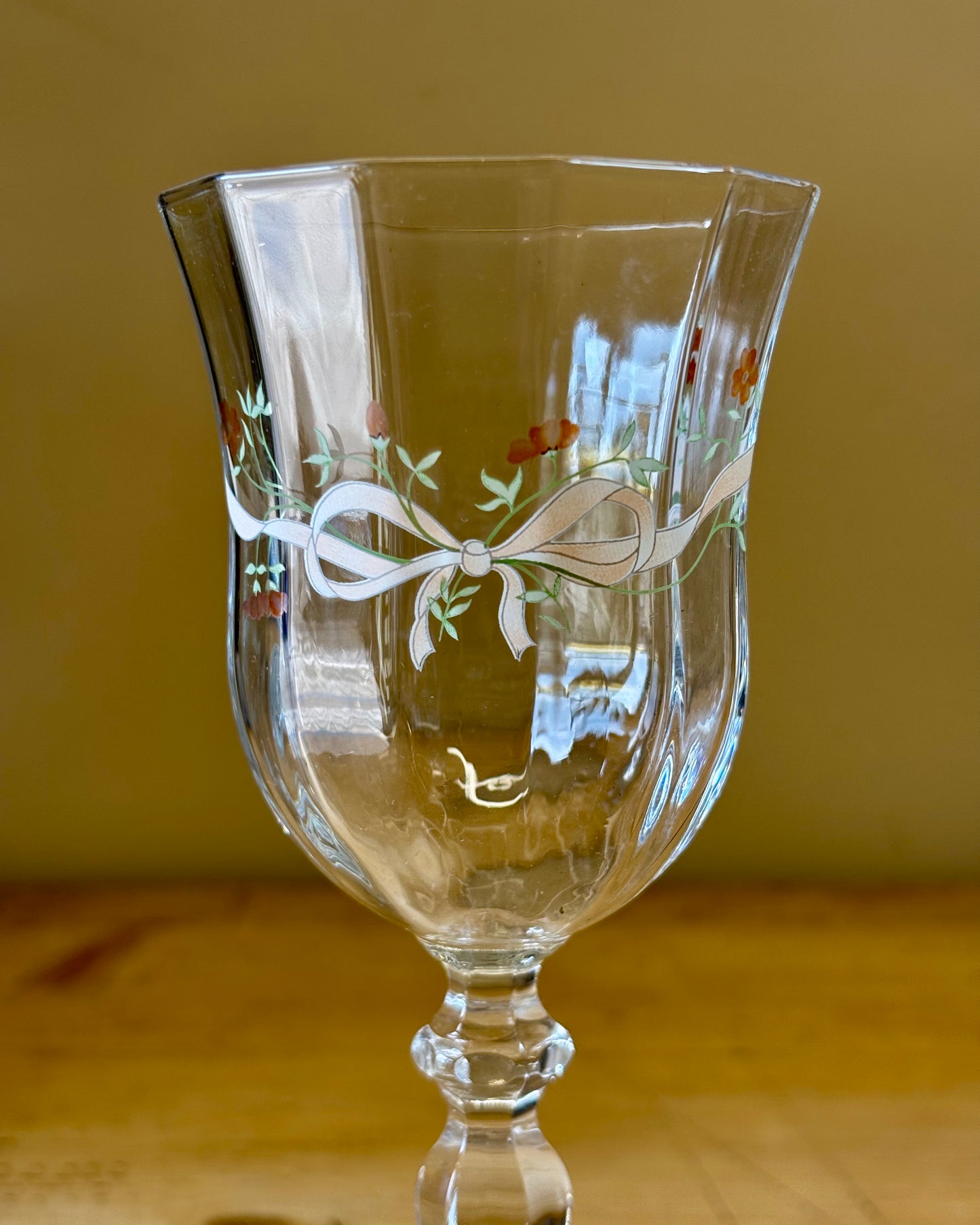 Pair of Vintage Eternal Beau Wine Glasses
