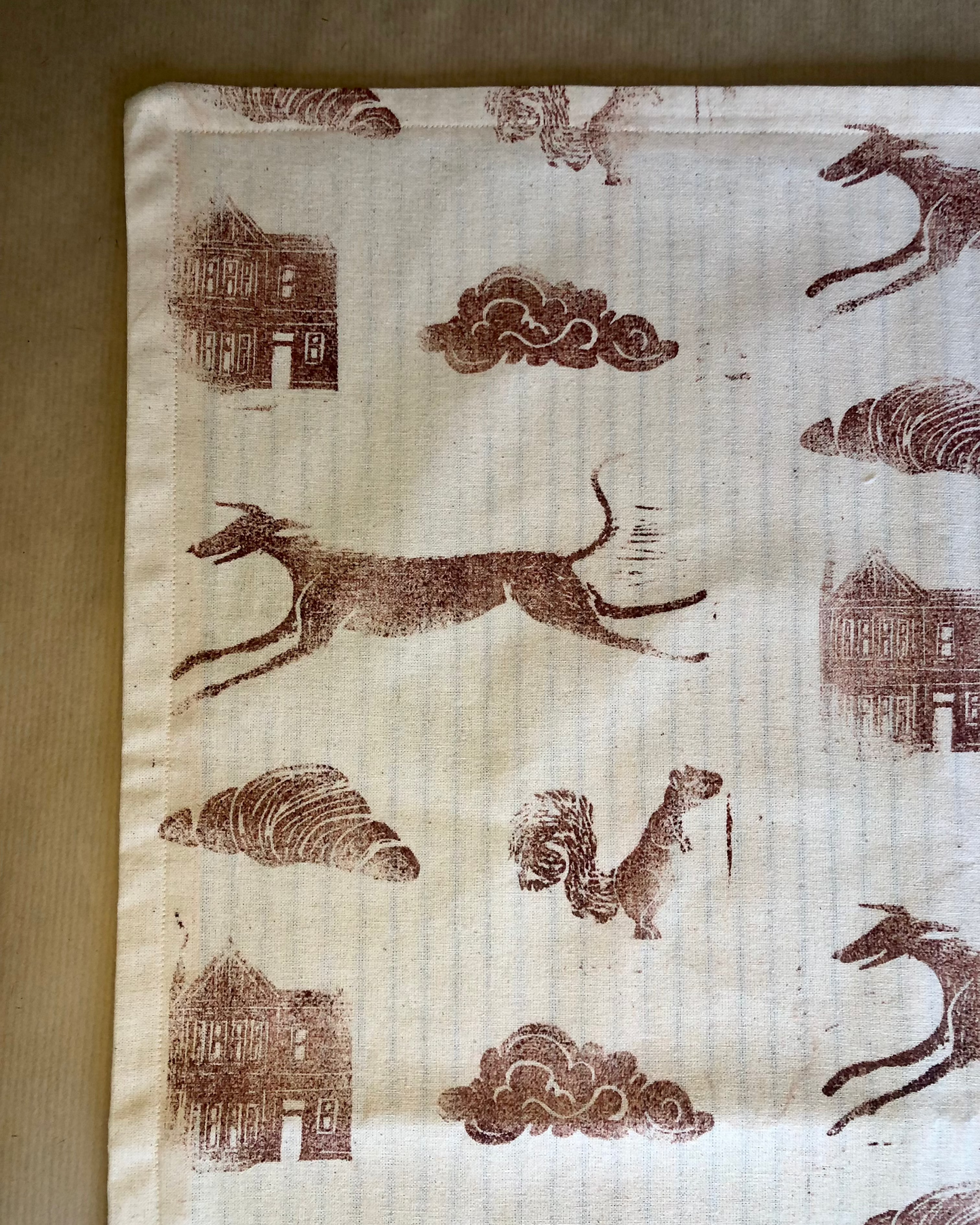 Squirrel Patrol Tea Towel