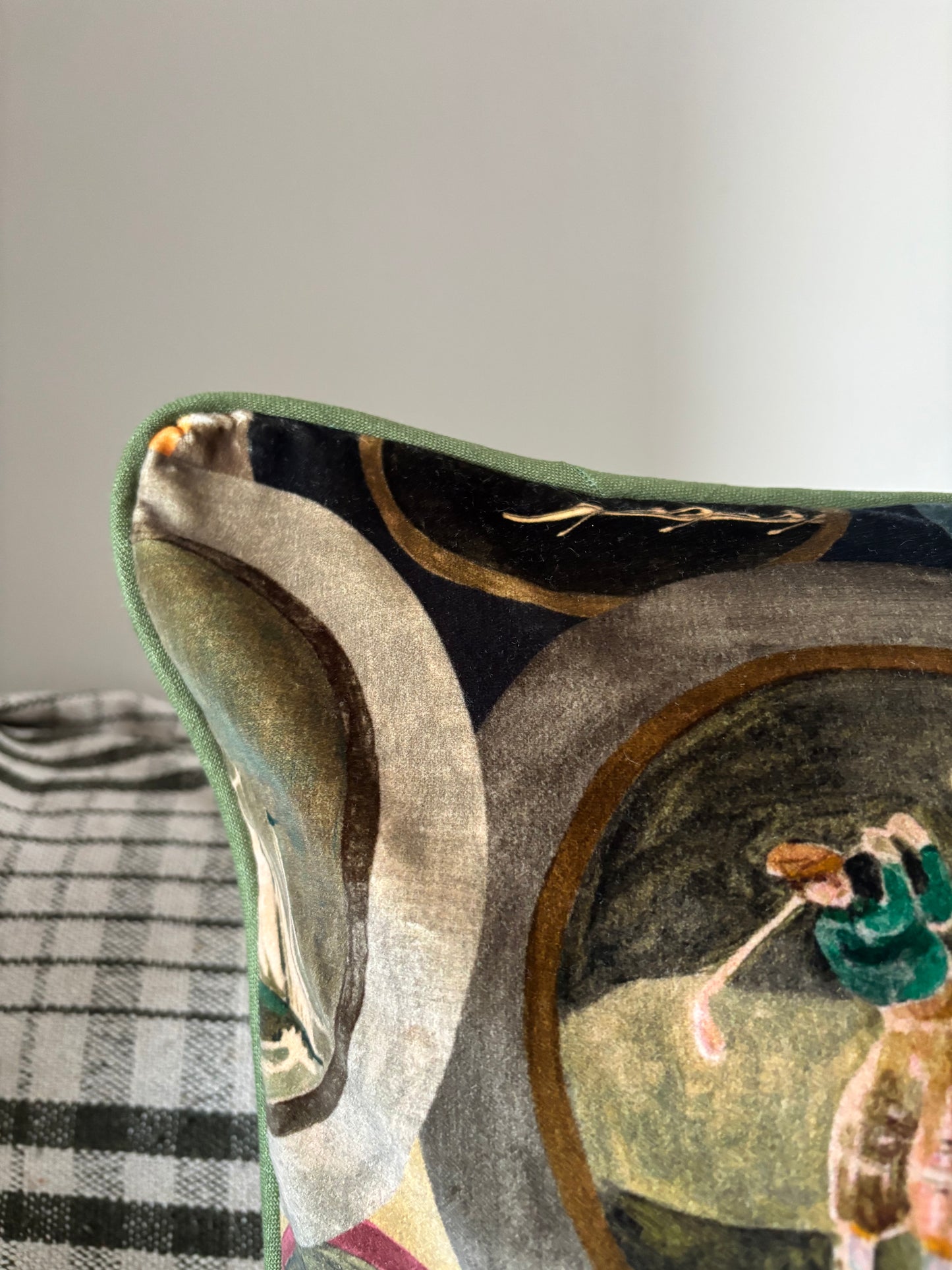 Mulberry "Sporting Life" cushion, 60 x 60cm