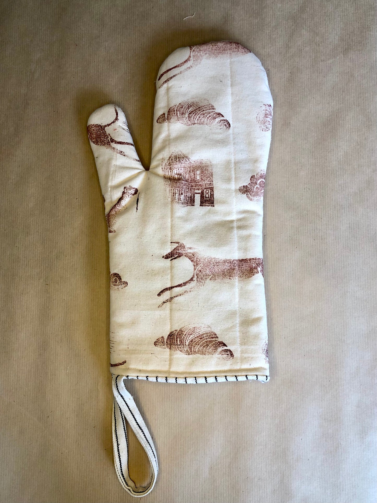 Squirrel Patrol Oven Mitt