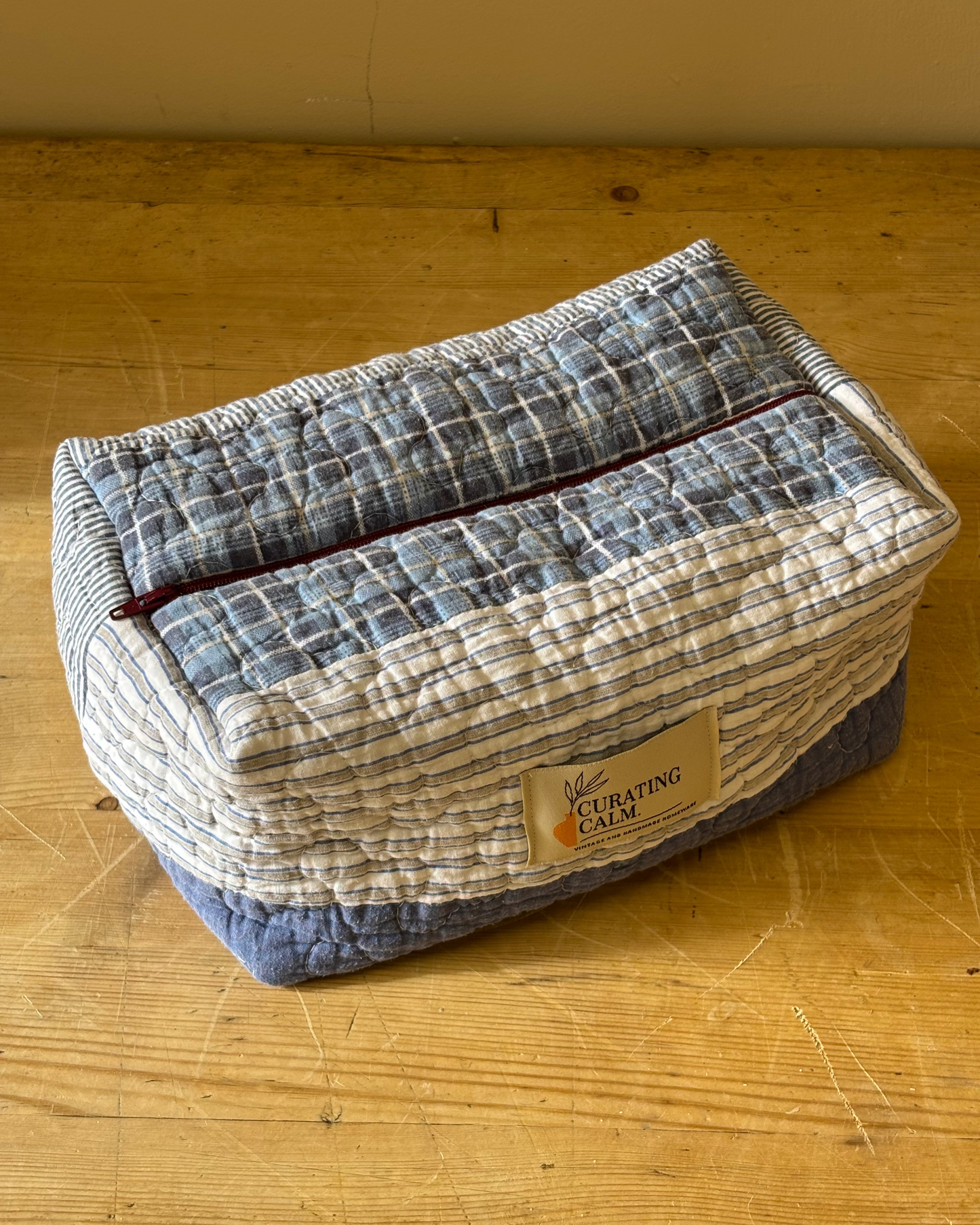 Vintage Quilt Wash Bag 09 – Large