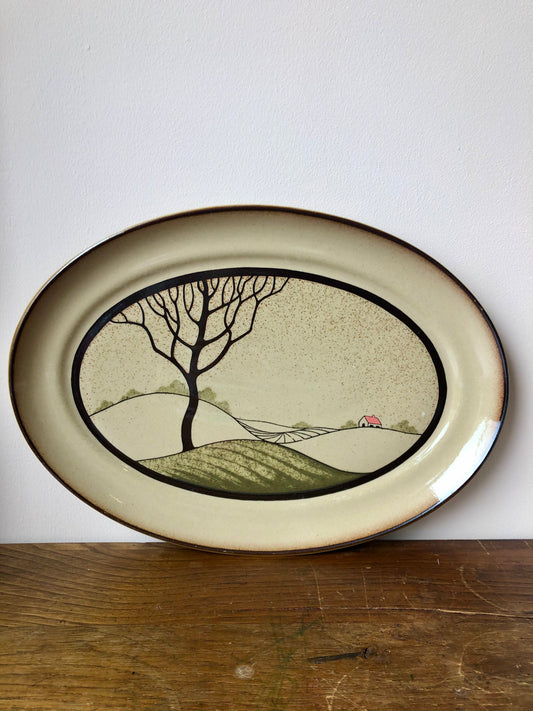 Vintage Denby serving platter