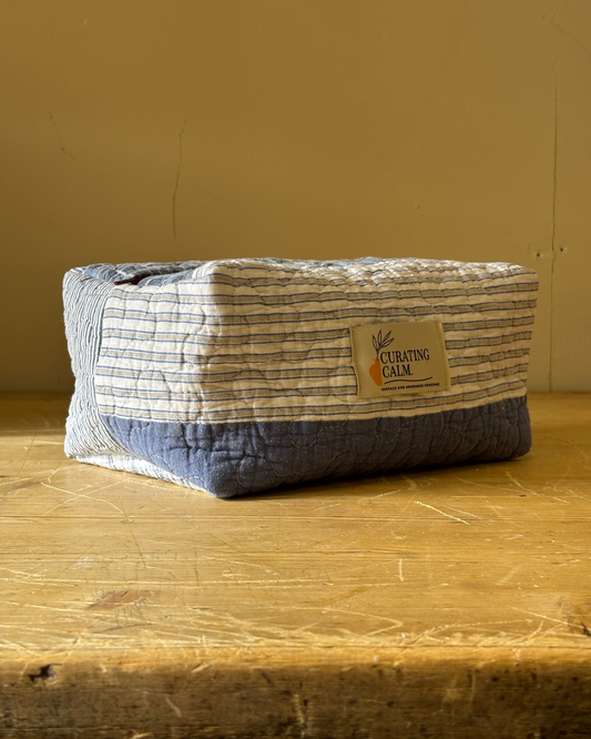 Vintage Quilt Wash Bag 09 – Large