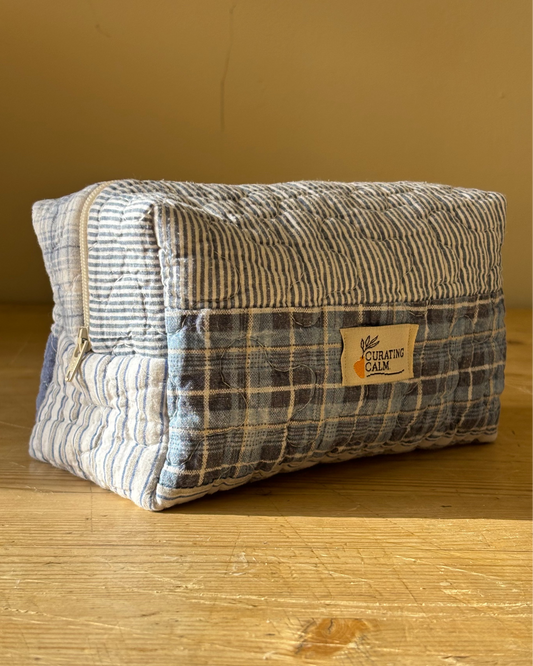 Vintage Quilt Wash Bag 07 – Small
