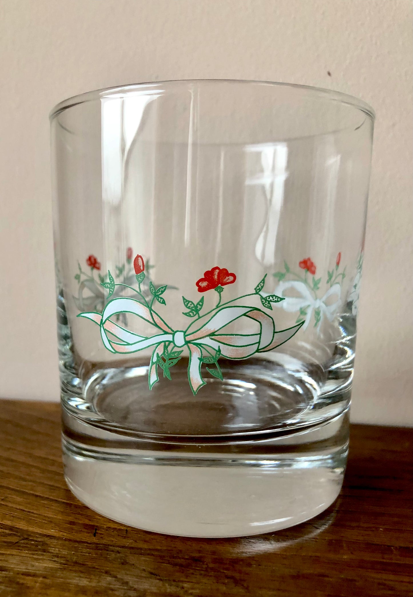 Pair of Vintage Eternal Beau Floral Tumblers