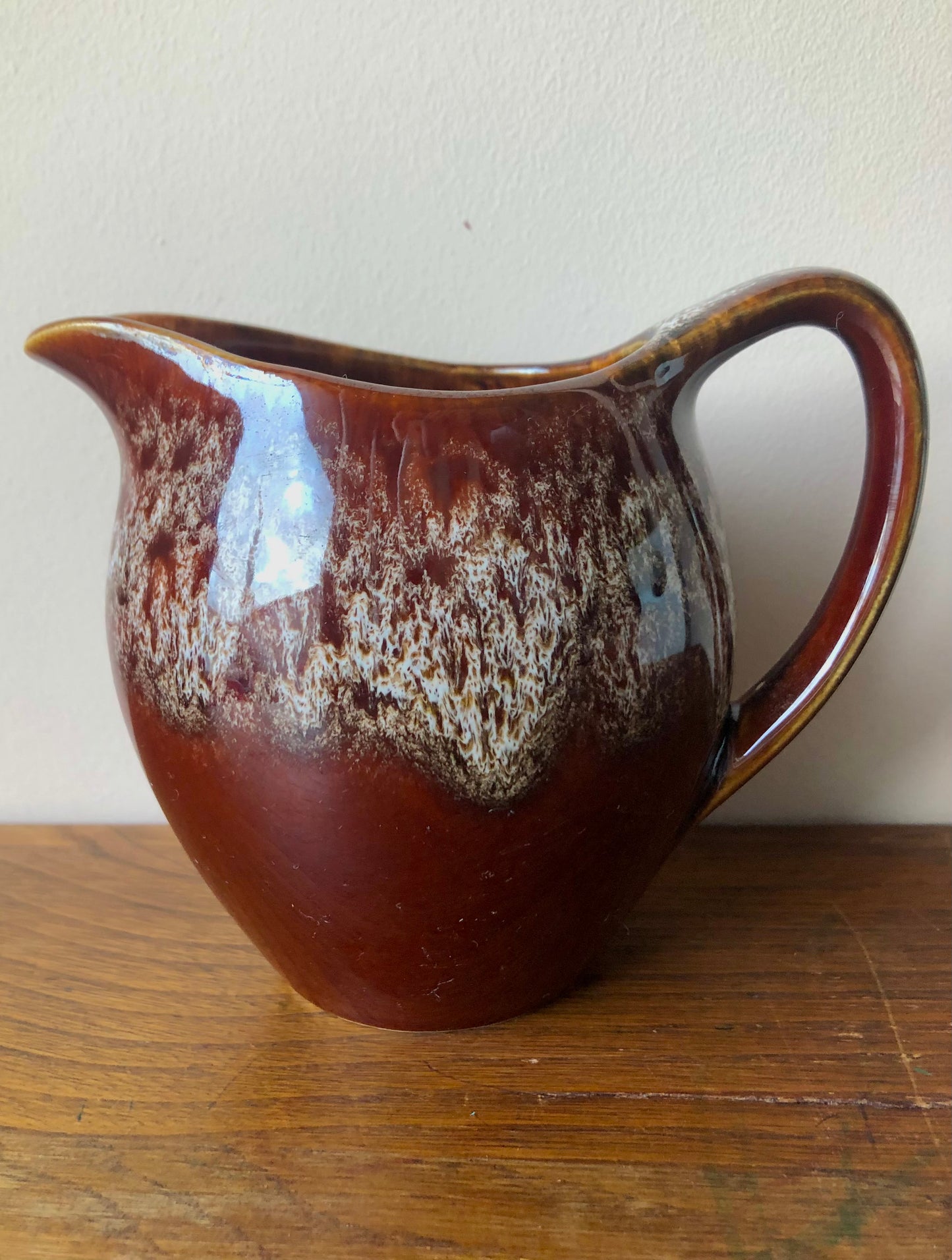 Vintage Fosters Pottery Jug - Small Rustic Ceramic Pitcher