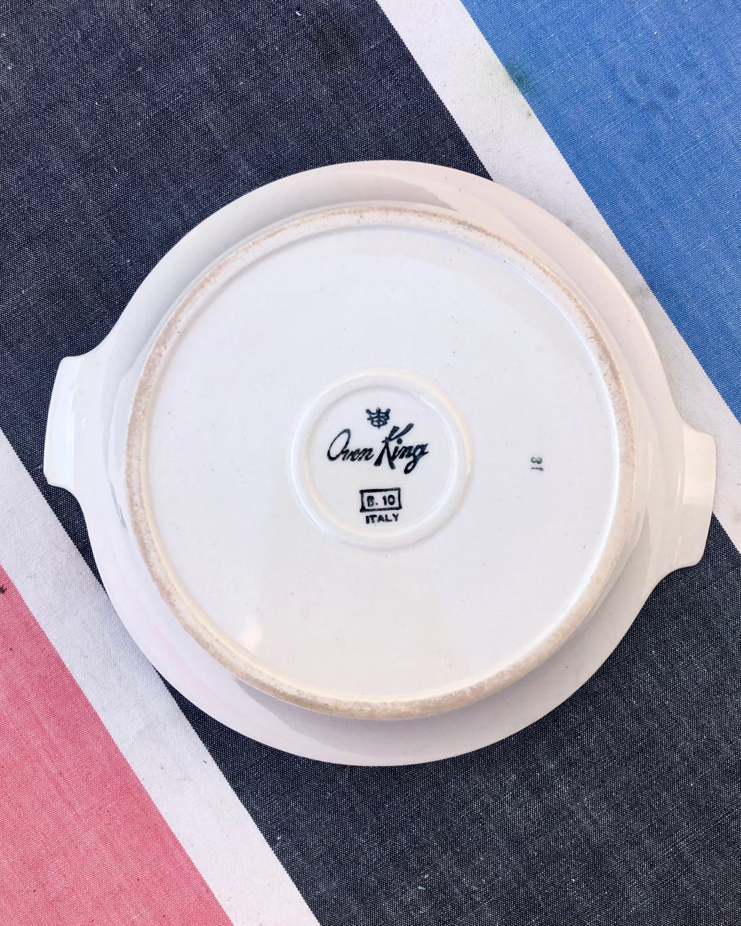 Italian Mid-Century heritage tomato serving dish
