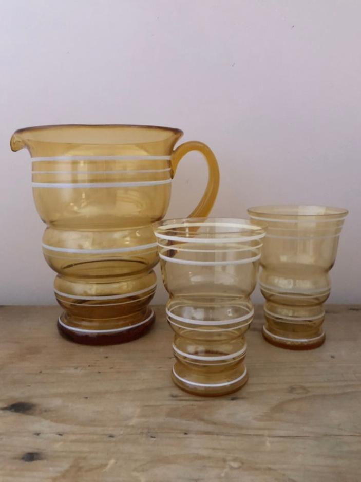 Vintage French lemonade set