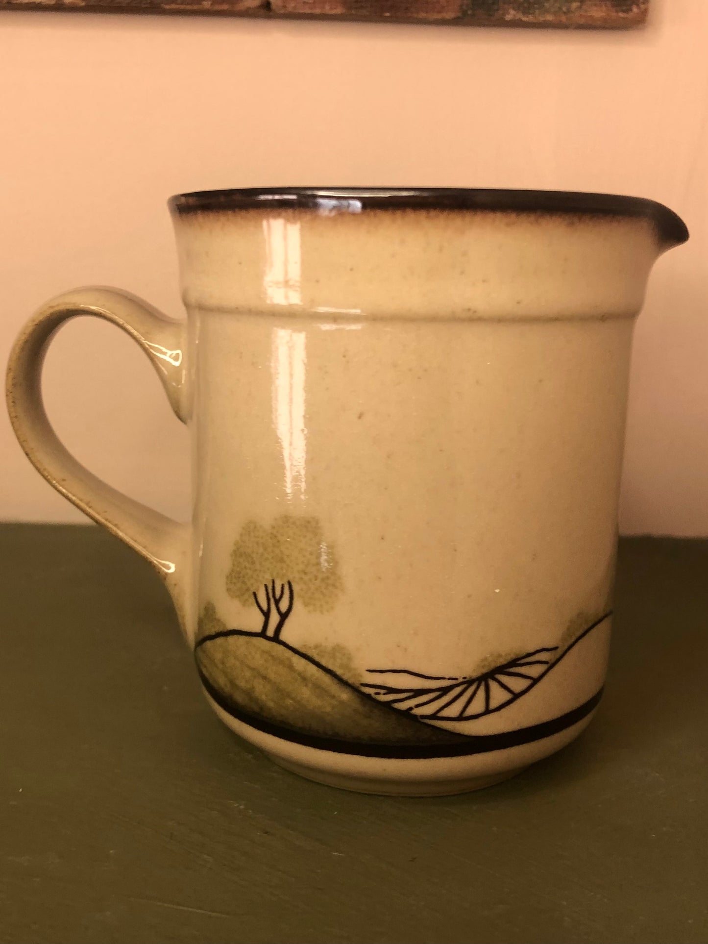 Vintage Denby "Savoy" milk jug