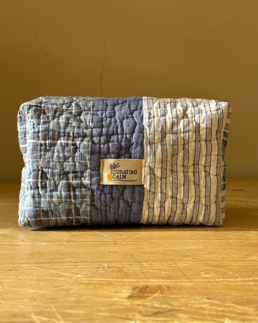Vintage Quilt Wash Bag 09 – Small