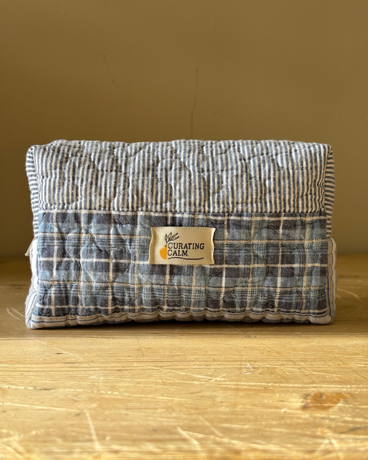 Vintage Quilt Wash Bag 07 – Small