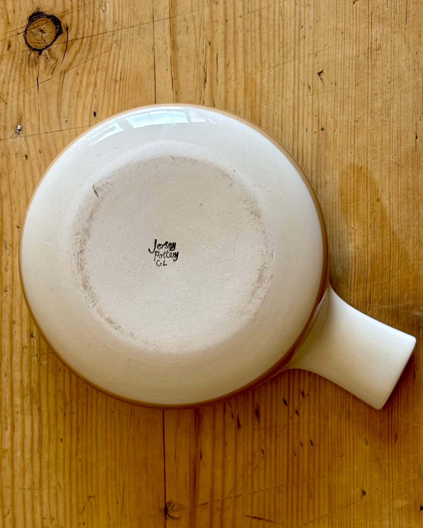 Vintage Jersey Pottery Blackcurrant Ramekin Dish