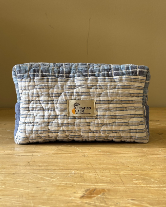 Vintage Quilt Wash Bag 08 – Small