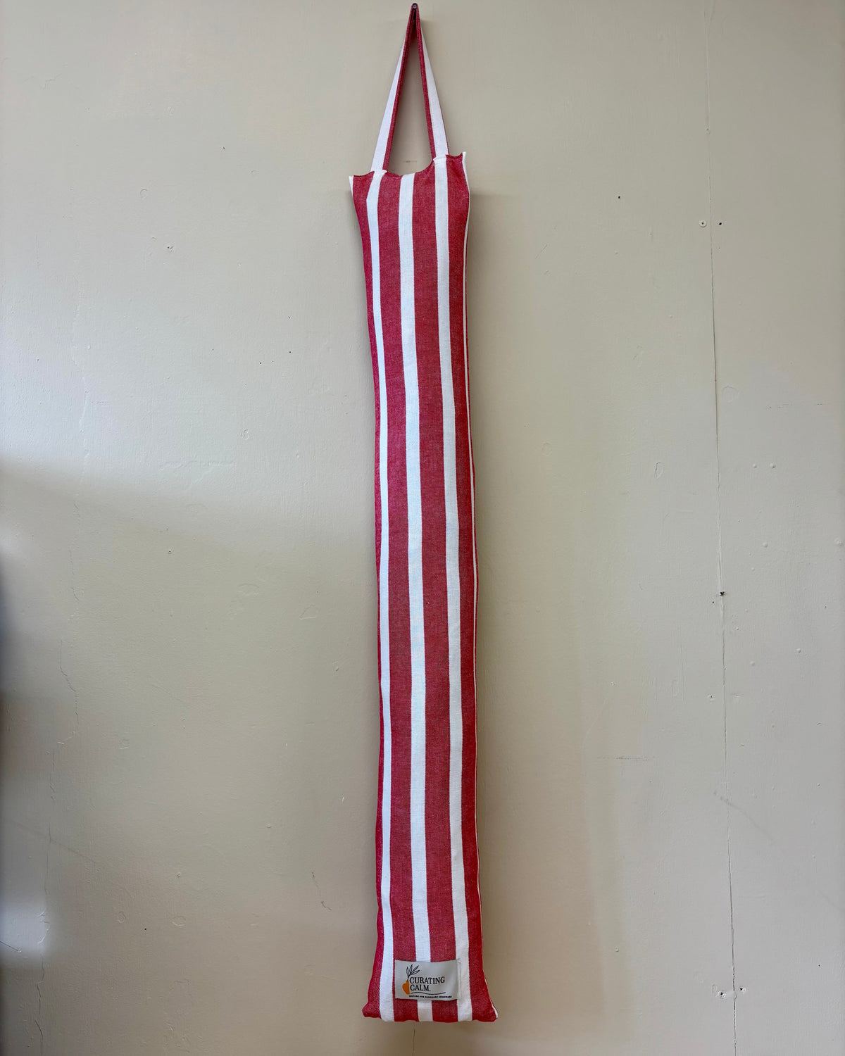 Draught Excluder - red stripe
