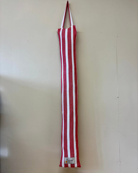 Draught Excluder - red stripe