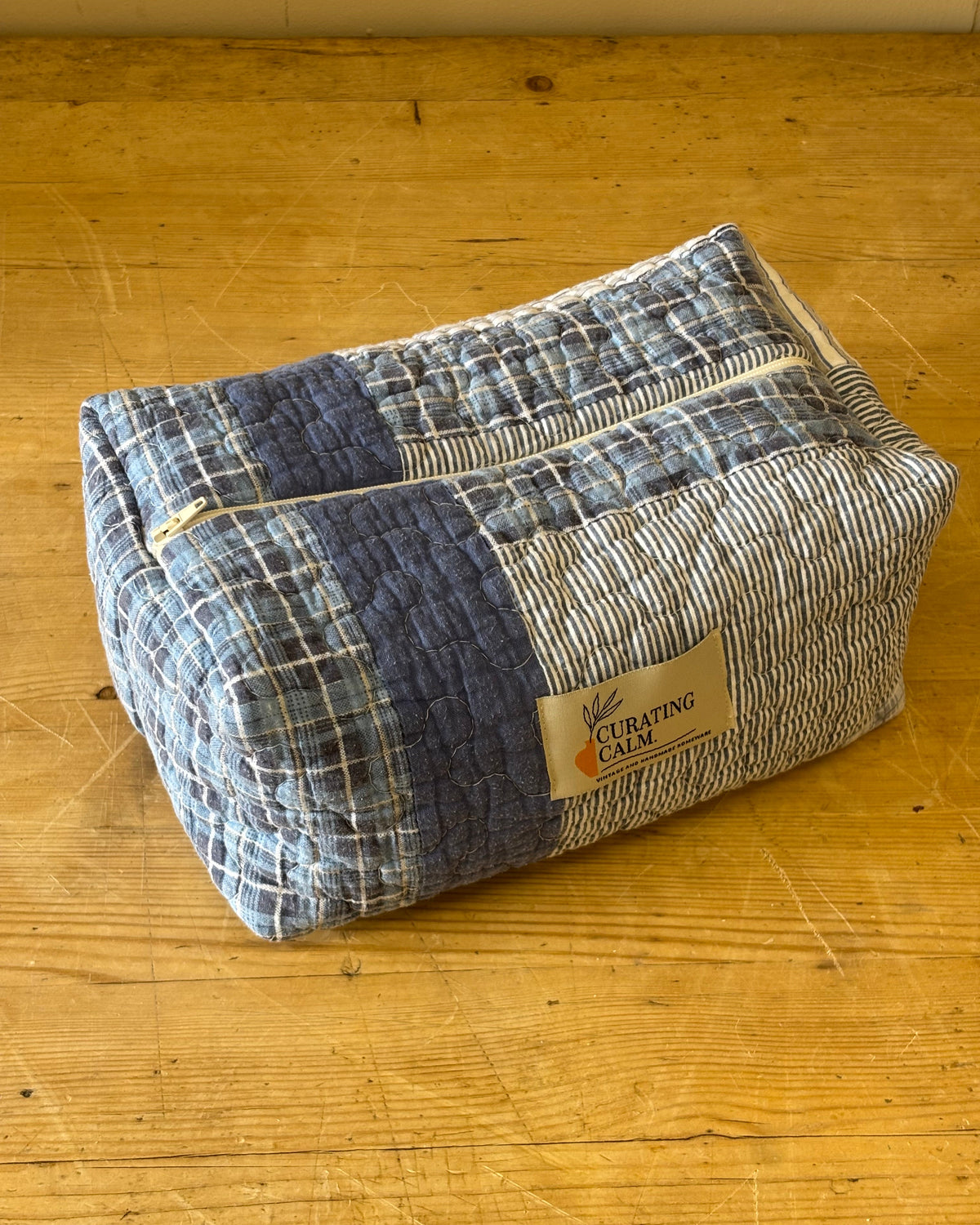 Vintage Quilt Wash Bag 07 – Large