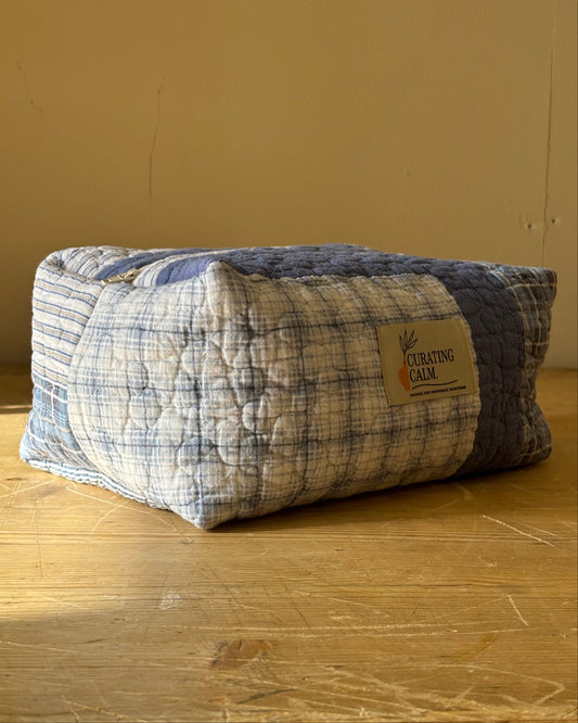 Vintage Quilt Wash Bag 08 – Large