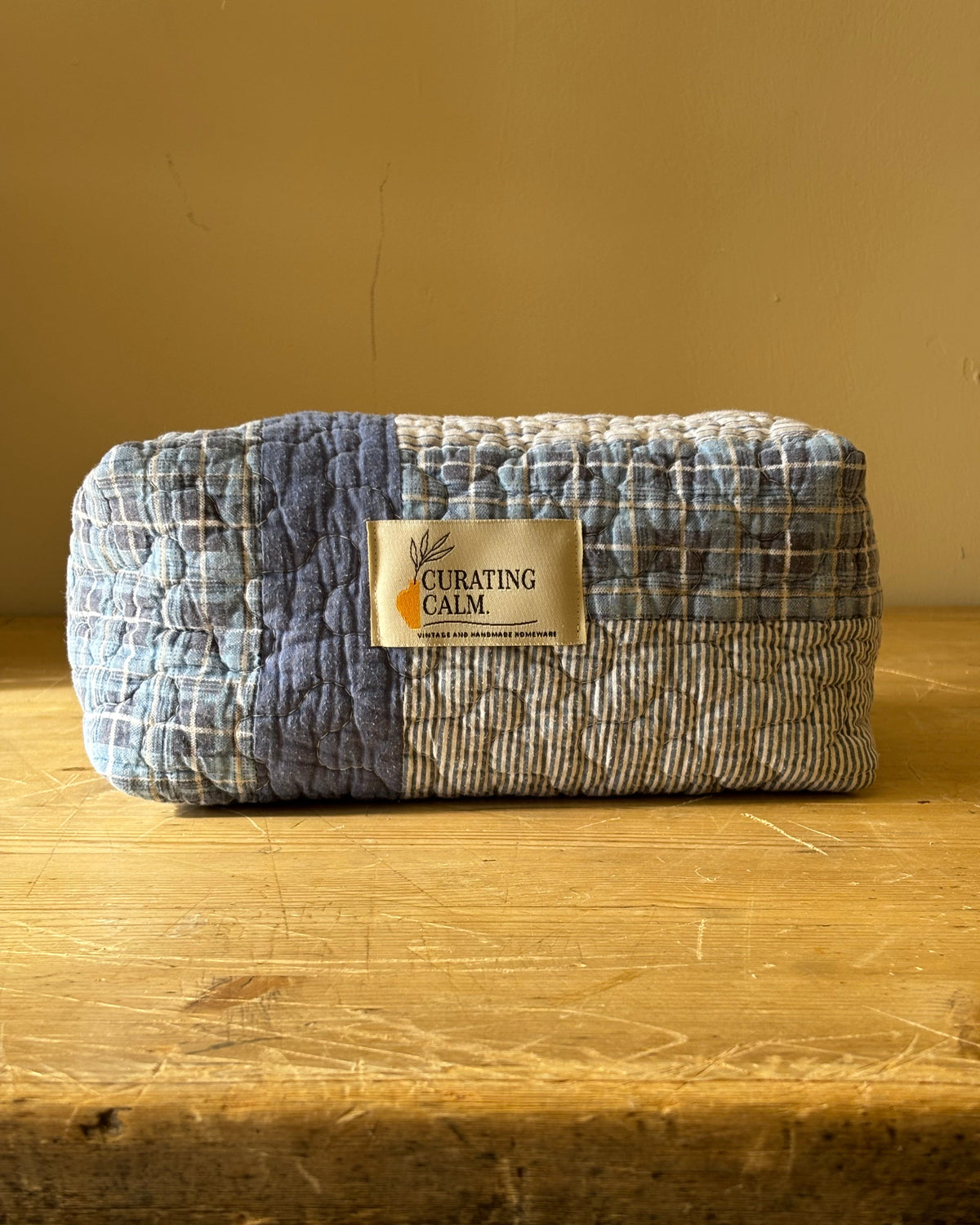 Vintage Quilt Wash Bag 05 – Large