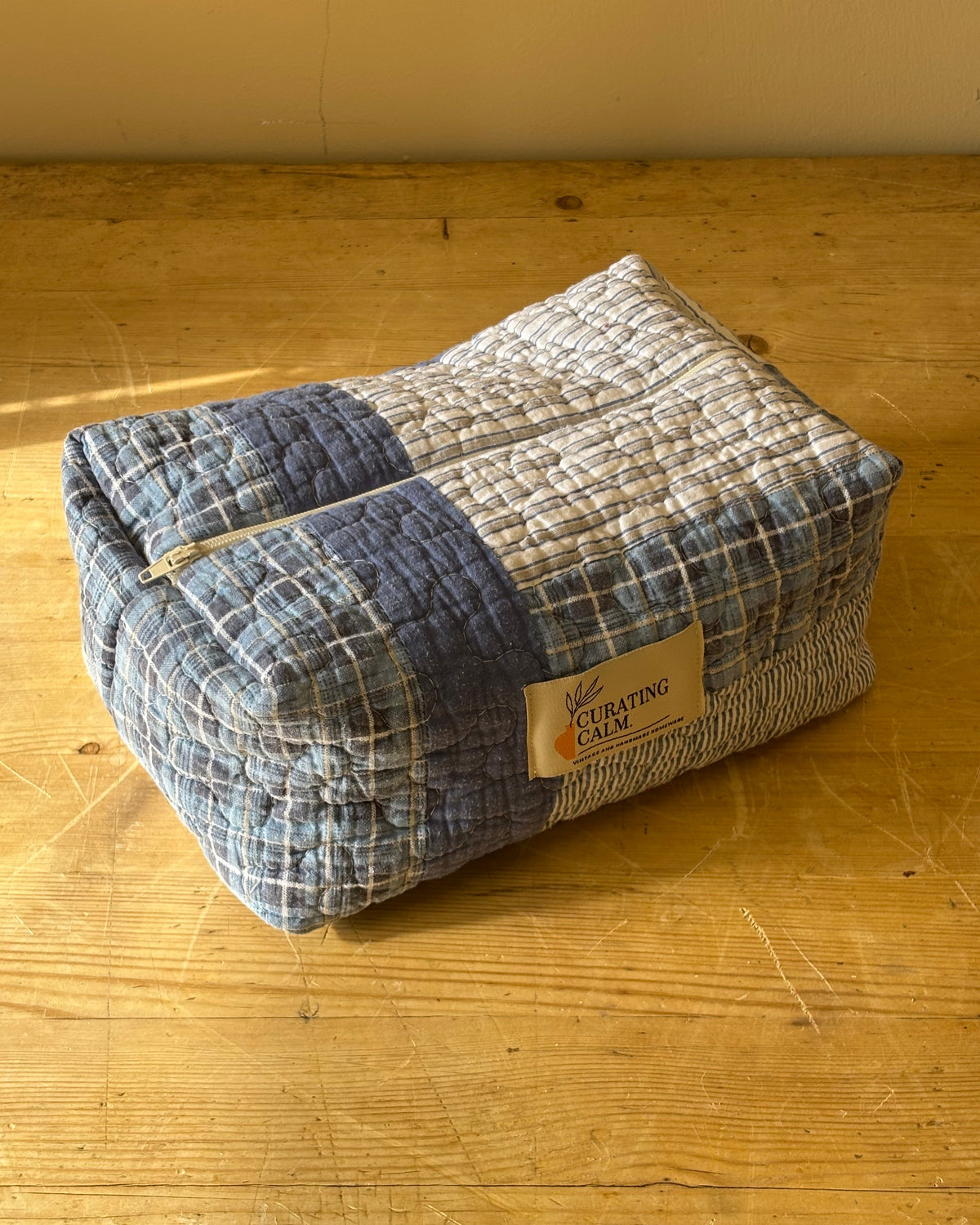 Vintage Quilt Wash Bag 05 – Large